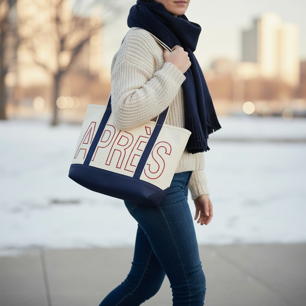 Après Ski Canvas Tote