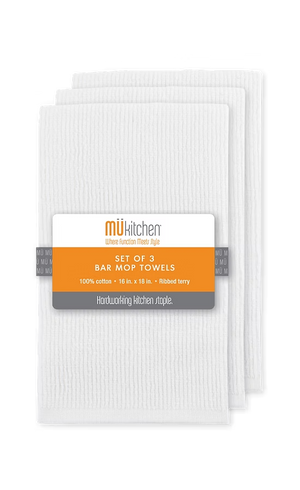 Bar Mop Towels - Set of 3 - Choose from 2 Colors