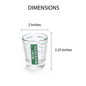 Mini Measure Glass - Choose from 5 Different Colors
