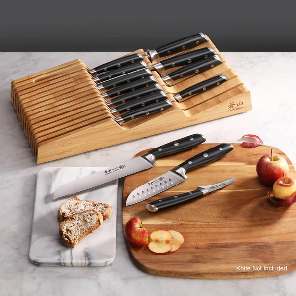 15 Slot In Drawer Knife Organizer (15 Slots) by Cangshan