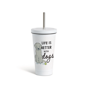 Life is Better with Pets Tumbler - Choose Cat or Dog