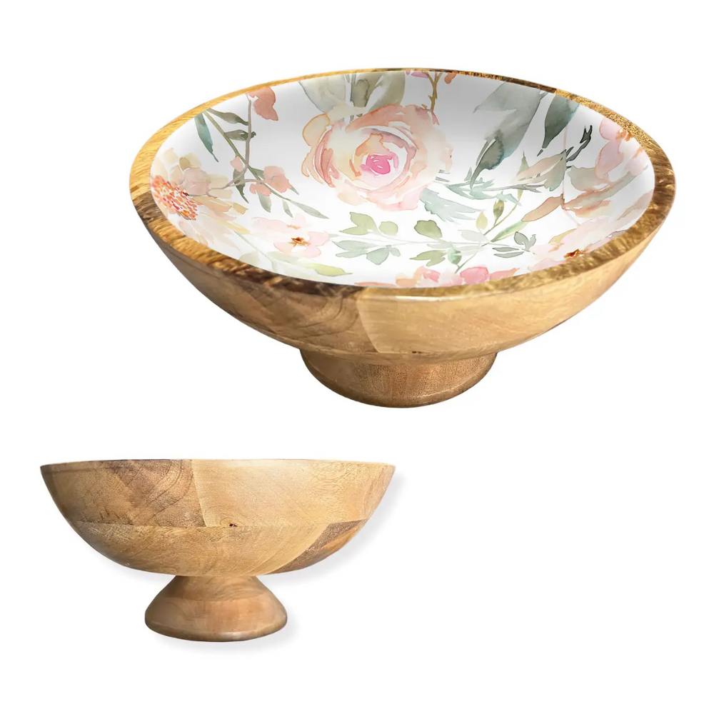 Pastel 12" Decorative Pedestal Bowl