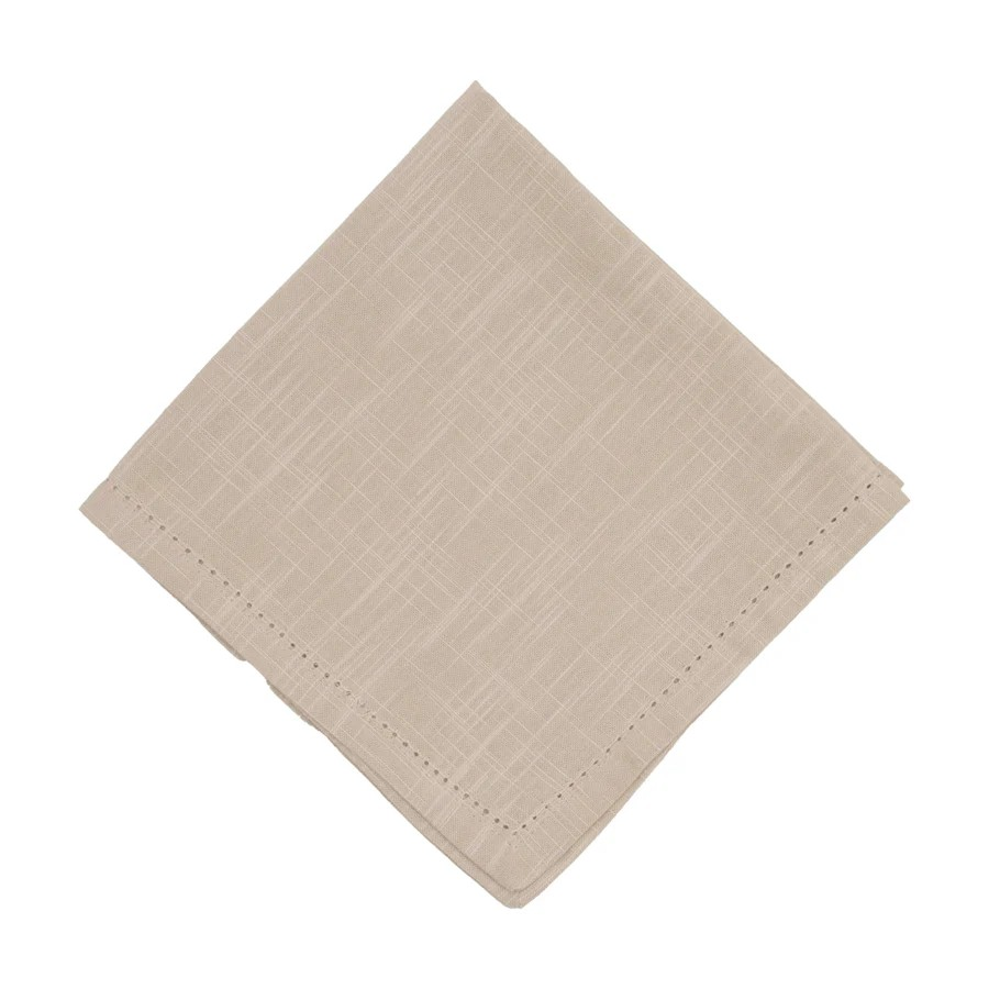 Hemstitch Woven Solid Napkin -Available in 2 Colors