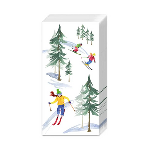 Down the Slope Paper Guest Towels