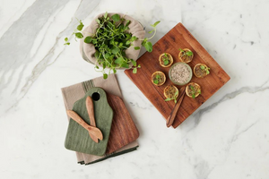 Petite Natural Acacia Serving Board - In Natural or Spruce Finish