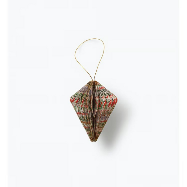 Paper Honeycomb Christmas Ornaments
