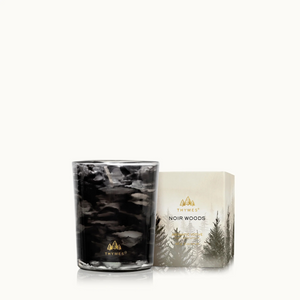 Noir Woods Votive Candle by Thymes