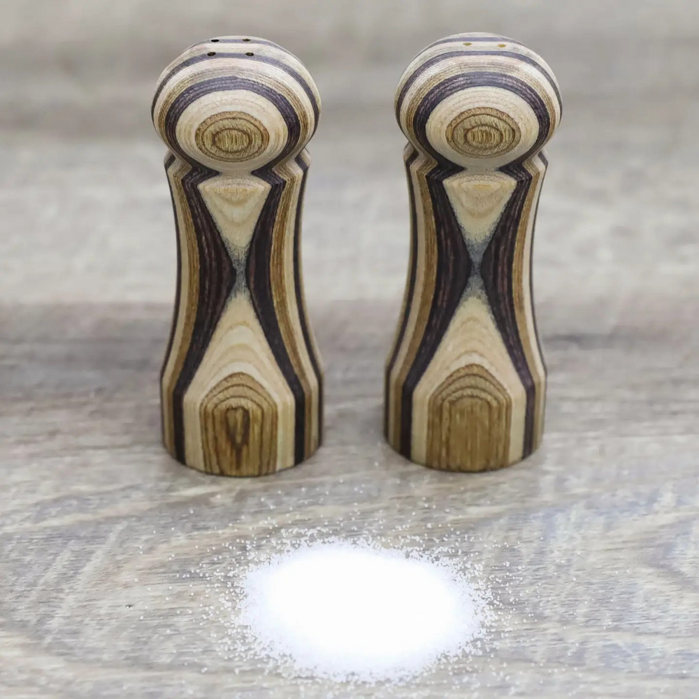 Natural Pakka Salt & Pepper Shaker Set
