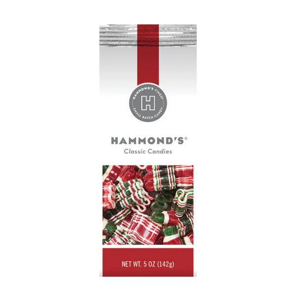 Hammond's Christmas Mini Ribbon Candy Gift Bag 5 oz