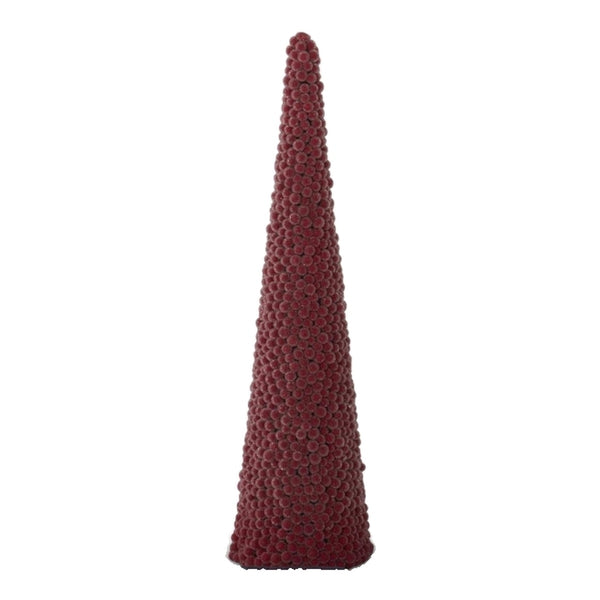 Frosted Cranberry Berry Cone Tree - Comes in 3 Sizes