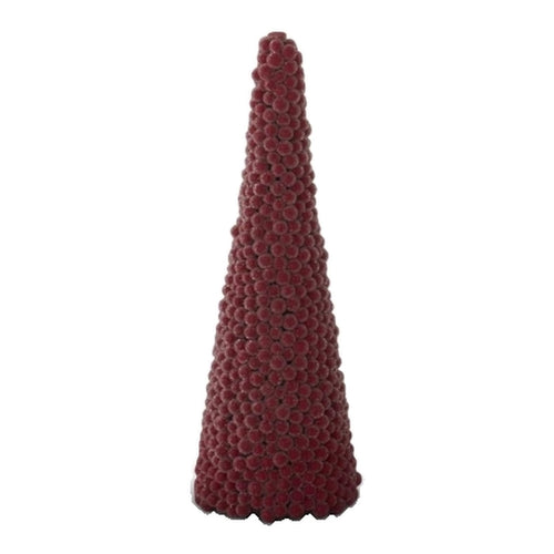 Frosted Cranberry Berry Cone Tree - Comes in 3 Sizes