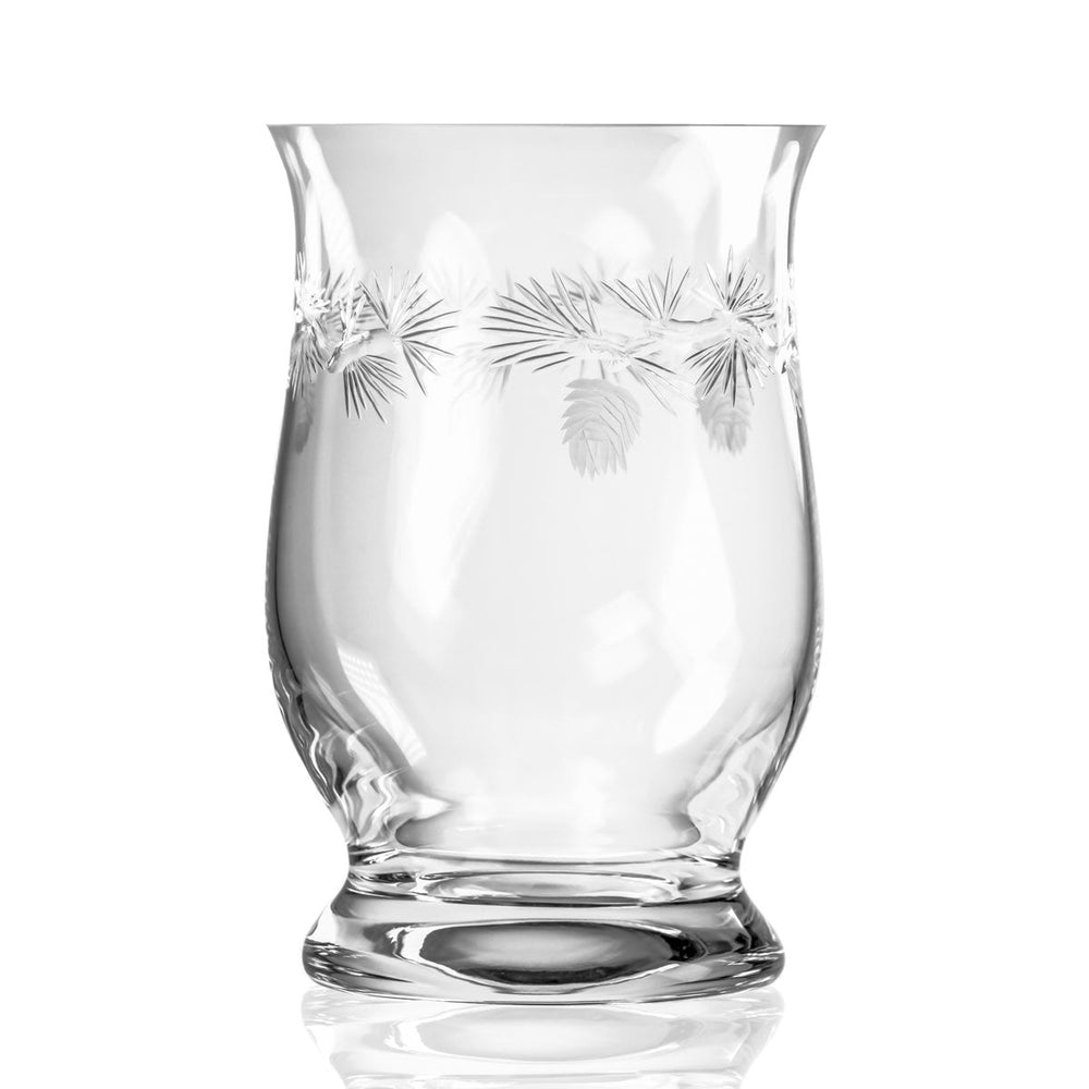Icy Pine Candle Hurricane Shade