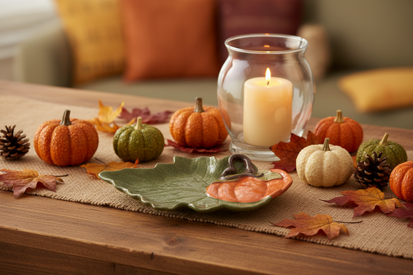 Pumpkin Leaf Small Platter