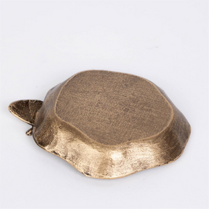 Brass Finish Butterfly Trinket Tray