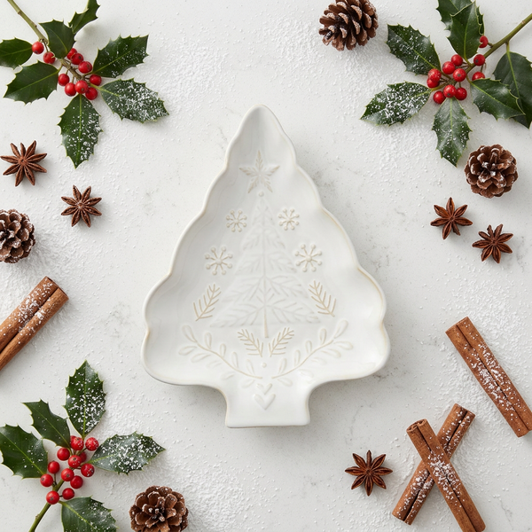 Winter Whisper Tree Dish
