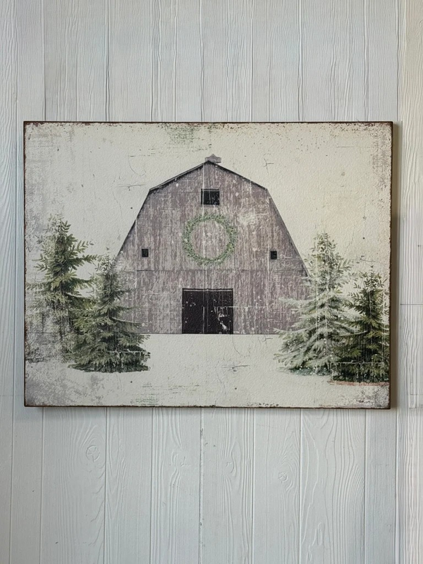 Snowy Day Quiet Place Print | 36" X 28"