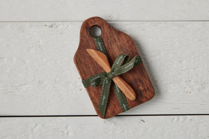 Petite Natural Acacia Serving Board - In Natural or Spruce Finish