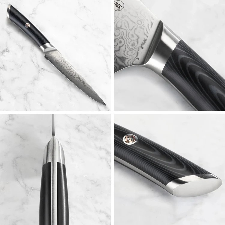 KURO 5" Serrated Utility Knife by Cangshan