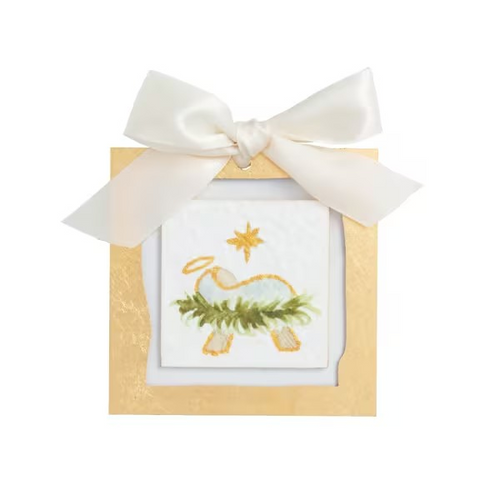 Gold Acrylic Ornament - 4 Styles to Choose From
