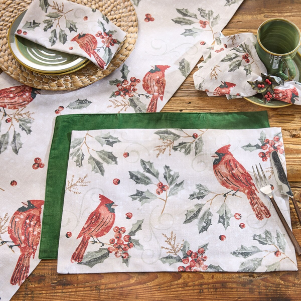 Merry Cardinals Placemat
