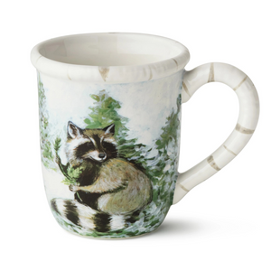 Winter Cabin Mug - Choose Your Favorite Woodland Creature