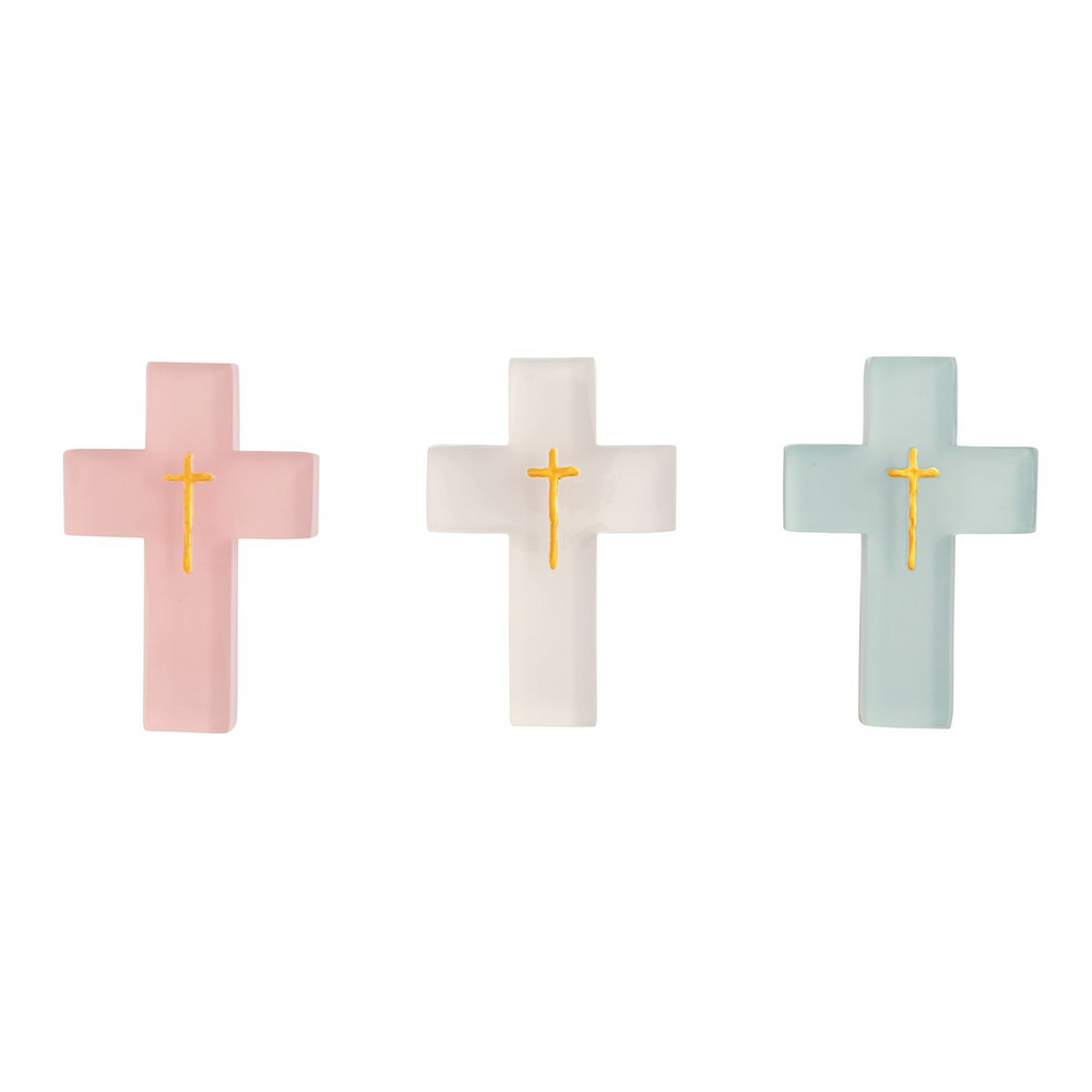 Painted Resin Crosses - Choose from 3 Different Colors