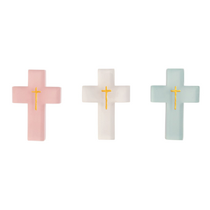 Painted Resin Crosses - Choose from 3 Different Colors