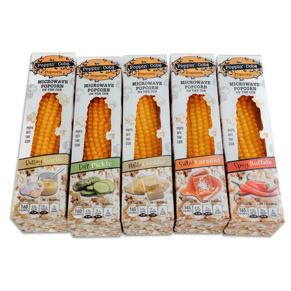 Movie Night Variety Pack - Poppin' Cobs Popcorn on the Cob
