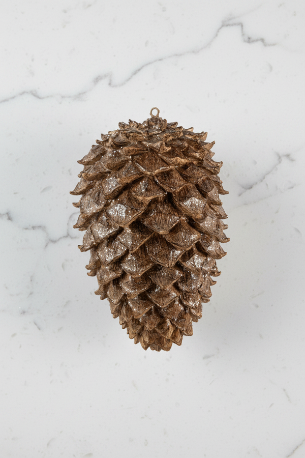 Rustic Glitter Pinecone Accent - Available in 2 Sizes