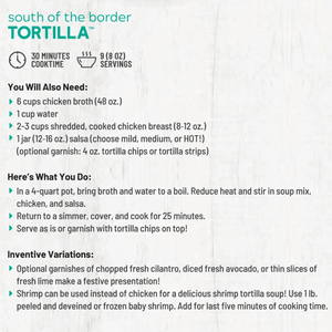South of the Border Tortilla Soup