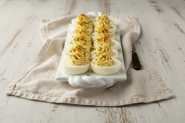 Ceramic Twist Deviled Egg Set