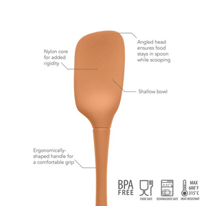 Flex-Core Spoonula Silicone - Choose from Blue Slate, Pink Sorbet or Apricot