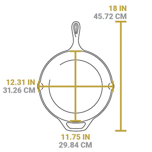 12 Inch Cast Iron Skillet