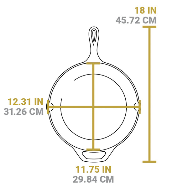 12 Inch Cast Iron Skillet