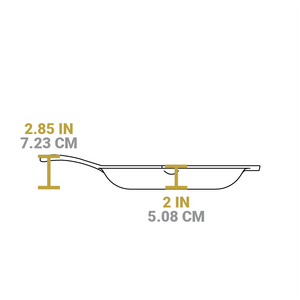 Chef Collection 12 Inch Cast Iron Skillet