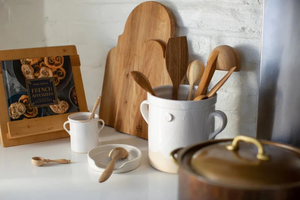 French Flat Fruitwood Spatula