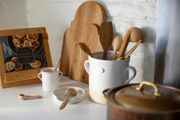French Flat Fruitwood Spatula