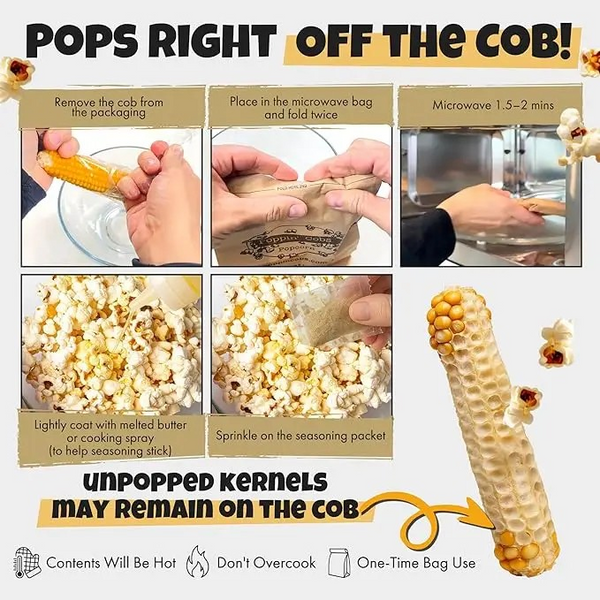 Movie Night Variety Pack - Poppin' Cobs Popcorn on the Cob