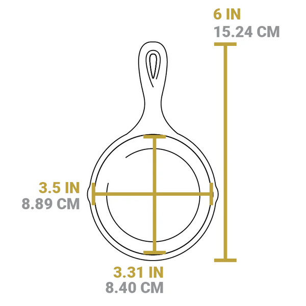 Lodge 3.5" Cast Iron Skillet