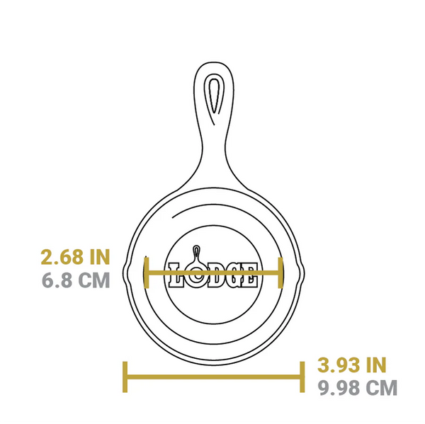 Lodge 3.5" Cast Iron Skillet