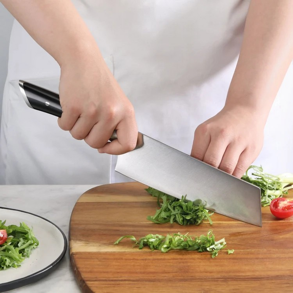Helena Series 7" Nakiri Knife (Black) by Cangshan