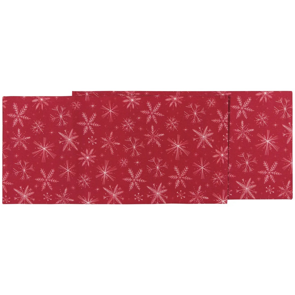 Snowflakes Christmas Runner 72"