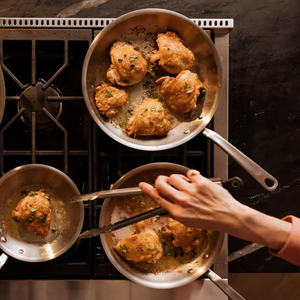 Made In Stainless Clad Frying Pan Set - Comes With 10" & 12" Frying Pan