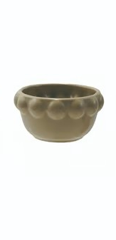 Stoneware Bowl With Ball Rim