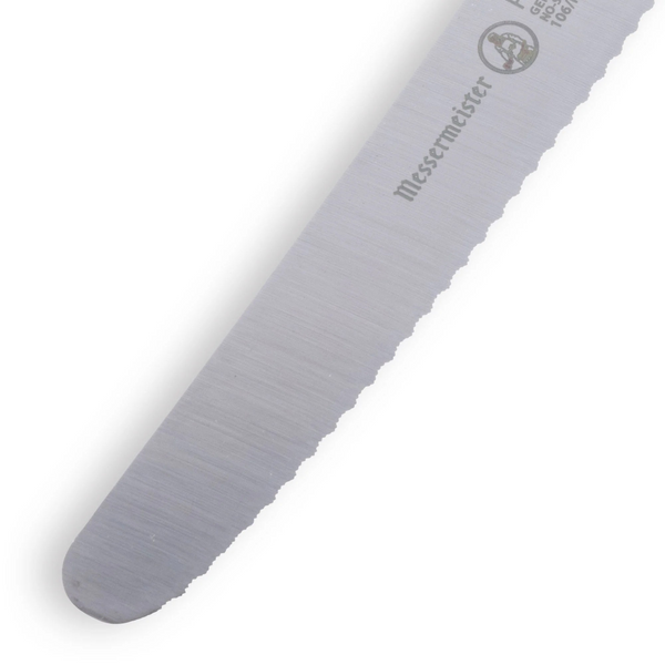 Red Serrated Tomato Knife with Matching Sheath - 4.5"