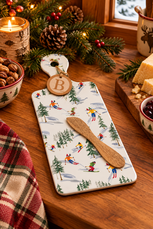 Down the Slope Cuterie and Spreader Set