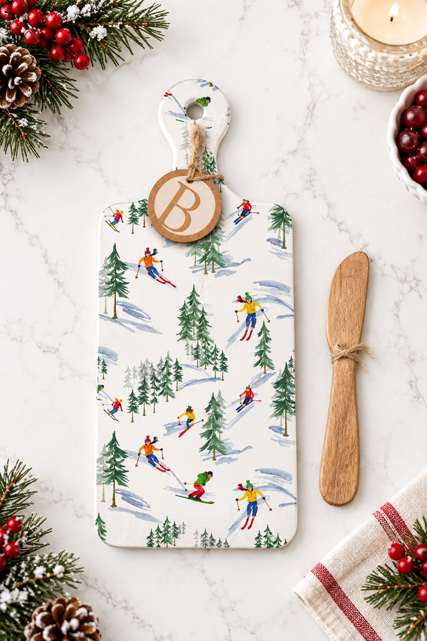 Down the Slope Cuterie and Spreader Set