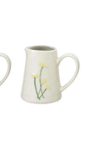 Botanical Emboss Creamer Pitcher - Choose from 4 Styles