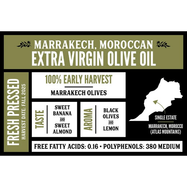 Marrakech Moroccan Extra Virgin Olive Oil by Olivelle
