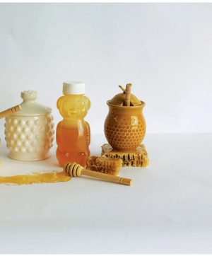 Honey Jar with Honey Dipper